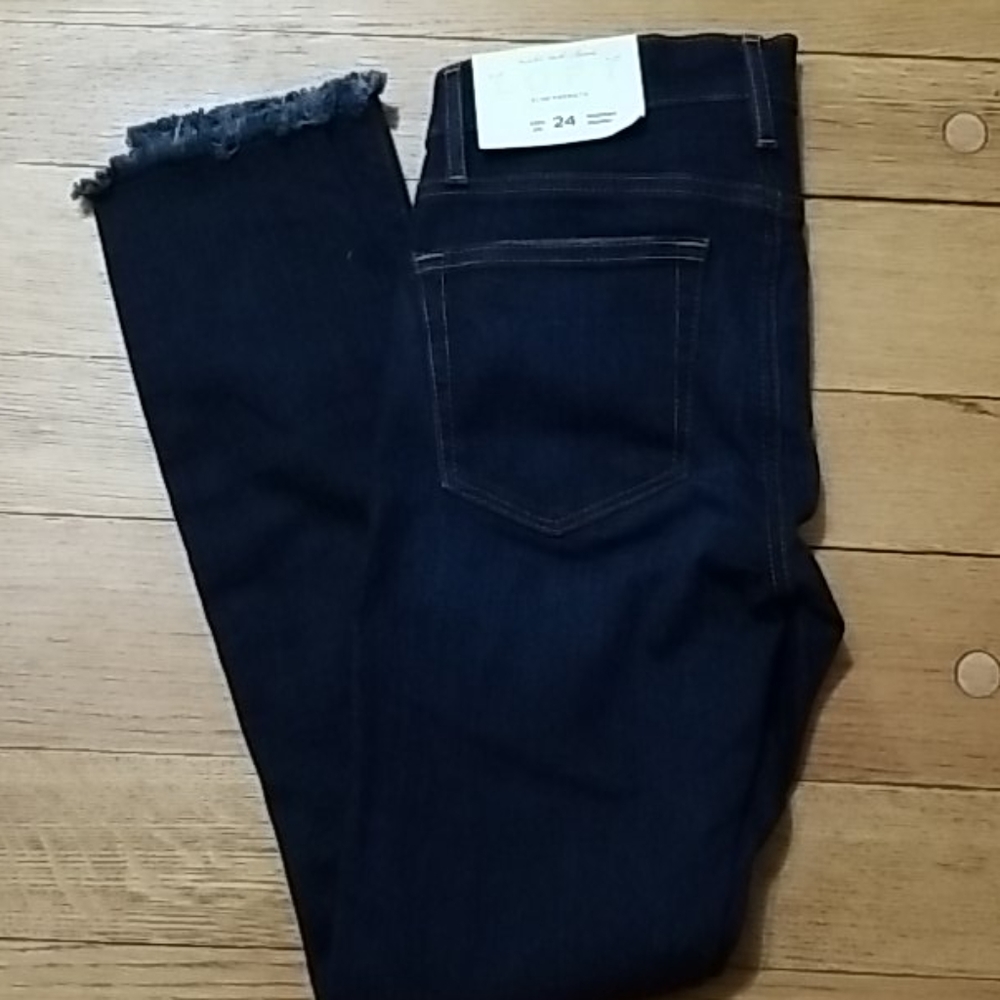 Loft Jean's modern skinny slim pockets